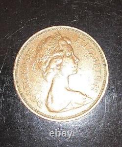 EXTREMELY RARE! 2p 1971 2p New Pence Coin