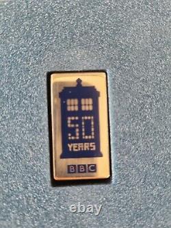 EXTREMELY RARE! 50th Anniversary 9ct Gold 1oz Doctor Who Ingot