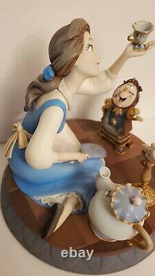 EXTREMELY RARE Beauty And The Beast Markrita Belle 10th Year Statue with Beast Pin