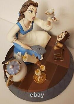 EXTREMELY RARE Beauty And The Beast Markrita Belle 10th Year Statue with Beast Pin