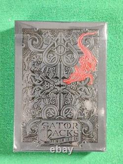 EXTREMELY RARE David Blaine Red Gatorback playing card deck