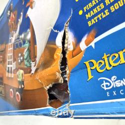 EXTREMELY RARE Disney Heroes Peter Pan Pirate Ship New In Open Damaged Box READ