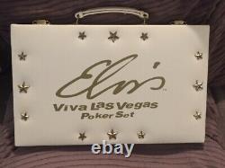 EXTREMELY RARE ELVIS MEMORABILIA Viva Las Vegas Poker Set AS NEW