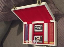 EXTREMELY RARE ELVIS MEMORABILIA Viva Las Vegas Poker Set AS NEW