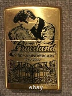 EXTREMELY RARE Elvis 50th Anniversary Graceland Zippo Lighter 5000 MADE AS NEW