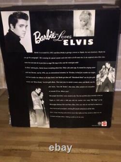 EXTREMELY RARE Elvis & Barbie Dolls (Barbie Loves Elvis) NR AS NEW