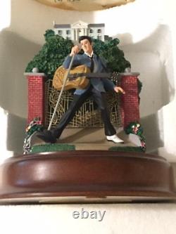 EXTREMELY RARE Elvis Love Me Tender Large Glass Dome Ornament BRAND NEW BOXED
