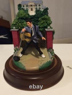 EXTREMELY RARE Elvis Love Me Tender Large Glass Dome Ornament NEAR AS NEW