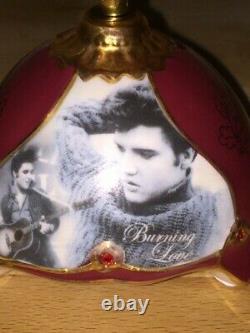 EXTREMELY RARE Elvis Porcelain Musical Decorative Faberge Style Egg NEW