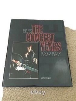 EXTREMELY RARE-Elvis The Concert Years 1969-1977 (Hardcover) 100% Mint/New