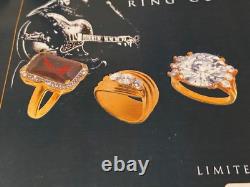 EXTREMELY RARE Elvis Westminster Ring Set ONLY 500 MADE WORLDWIDE! AS NEW