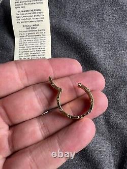 EXTREMELY RARE Genuine 18 K Gold Plated HIMBER Ring Linking Finger Rings