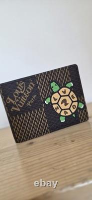 EXTREMELY RARE Louis Vuitton Turtle Slender Wallet NIGO N60396 SS20 Brand New