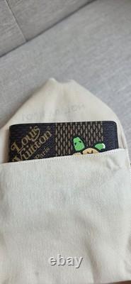 EXTREMELY RARE Louis Vuitton Turtle Slender Wallet NIGO N60396 SS20 Brand New