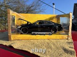 EXTREMELY RARE Mercedes Benz Car S550 S55 AMG 536HP 2007 Black DC 124 Jada New