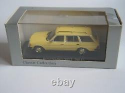 EXTREMELY RARE Mercedes W123 T model YELLOW 143 Minichamps Mercedes Museum