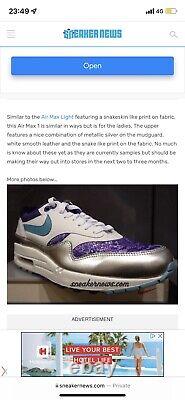 EXTREMELY RARE NIKE Air Max 1 Size 7 Box Fresh