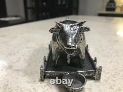 EXTREMELY RARE Pierre Deux Pewter Cow Crem Creamer INTRICATE Only On eBay