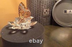 EXTREMELY RARE Swarovski Gold Butterfly 7551NR100 Mint in box