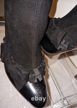 EXTREMELY RARE TOM FORD for YSL Ad Campaign Thigh High Suede Boots. Size 37/UK 4