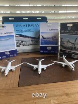 EXTREMELY RARE U. S. Airways Playset/Lufthansa A350/787, Air New Zealand 787