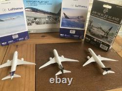 EXTREMELY RARE U. S. Airways Playset/Lufthansa A350/787, Air New Zealand 787