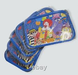 EXTREMELY RARE Vintage McDonald's Birthday Promotional Metal TV Diner Trays NEW