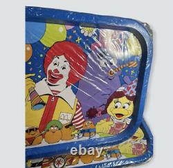 EXTREMELY RARE Vintage McDonald's Birthday Promotional Metal TV Diner Trays NEW