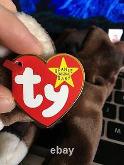 EXTREMELY RARE WITH ERRORS Pounce Beanie Baby