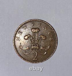 EXTREMELY Rare 1971 new pence 2p coin Original Circulated