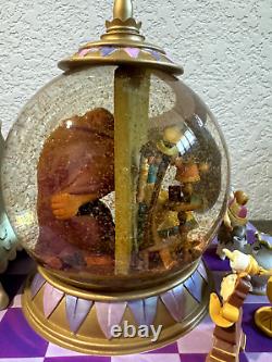 EXTREMELY Rare Beauty and the Beast Something New Disney Snowglobe