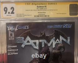 EXTREMELY Rare Newsstand New 52 Batman #6 CGC SS 3x 9.2 1st court of owls