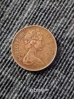 (Error) 1971 2p Two Pence New Pence Coin EXTREMELY RARE