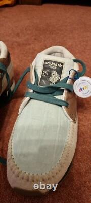 Extremely RARE Adidas Originals Collectible Star Wars Yoda Boats Shoes Uk7 NEW