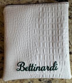 Extremely RARE Bettinardi White Multi Icon Masters Pouch Exotic Backing NEW