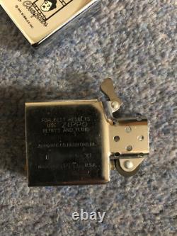 Extremely RARE Charles Chaplin Bubble Inc 1995 ZIPPO LIGHTER NEW UNUSED BOXED