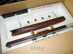 Extremely RARE Franklin Mint R. M. S. Titanic Model Ship Ocean Liner NIB