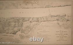 Extremely RARE Map of New York City & Manhattan Island American Defences in 1776