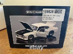 Extremely RARE Minichamps Ford Capri WHITE RS 3100 Nurburgring 118 Brand New