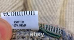 Extremely RARE! NEW Ecolution 100% Hemp Zippered Hoodie Jacket