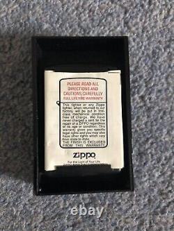 Extremely RARE Steve McQueen on Bike Signature ZIPPO LIGHTER NEW UNUSED BOXED