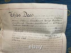 Extremely Rare 1869 Maitland Brothers Otago New Zealand Gold Rush Land Deed