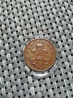 Extremely Rare 1971 2p New Pence and 1p New penny Coin