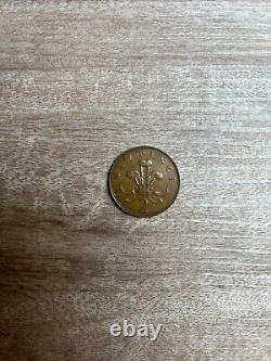 Extremely Rare 1971 2p New Pence and 1p New penny Coin