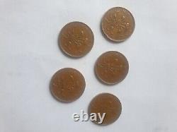 Extremely Rare 1979 2p New Pence Coin in good condition plus 1980 and three 1981
