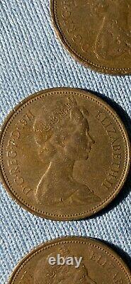 Extremely Rare 2p New Pence Coin 1971 Old Original