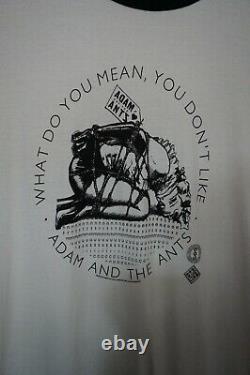 Extremely Rare Adam & the Ants Official What do you mean S&M tee t shirt L BNWOT