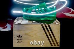 Extremely Rare Adidas Trainersaurus Rex in Green by Jay Jay Burridge Trainers