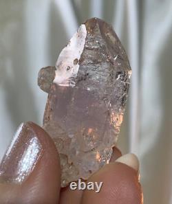 Extremely Rare Anhui Amethyst Galaxy Mist Phantom Terminated Quartz Crystal 11