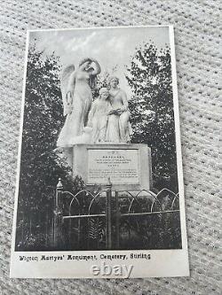 Extremely Rare Antique Postcard Depicting The Wigton Martyrs' Monument, Stirling